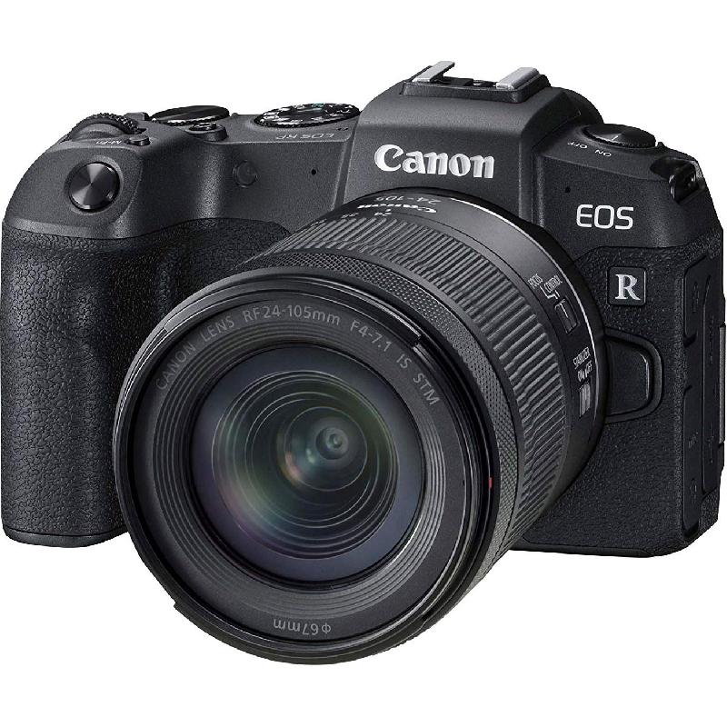 Canon EOS RP Mirrorless Camera, 26.2 MP, RF 24-105mm, Wi-Fi, 4K UHD