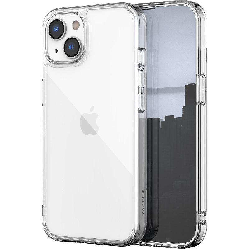 Raptic ClearVue Back Cover Mobile Case, for iPhone 14, Clear