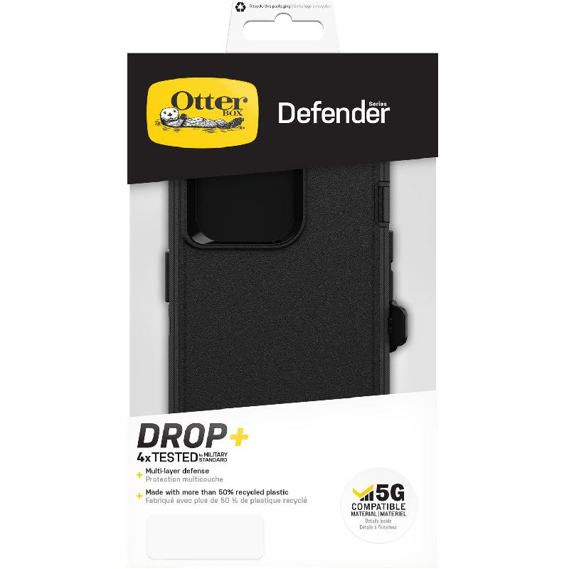 OtterBox Defender Series Back Cover Mobile Case, for iPhone 14 Pro, Black — 5