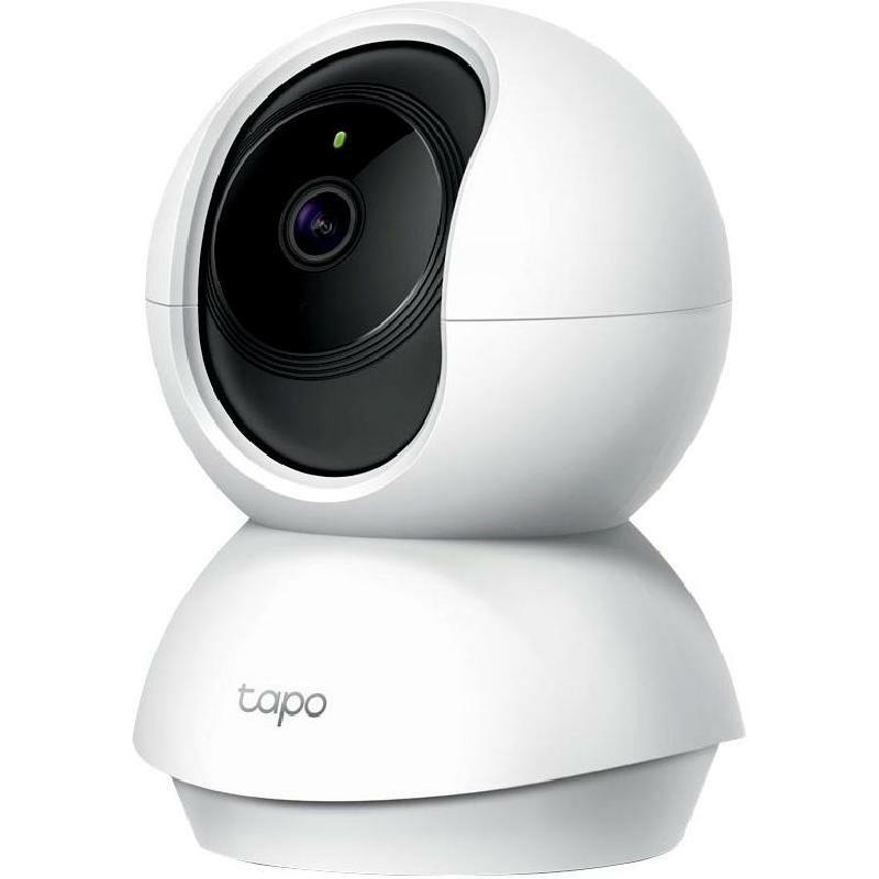 TP-Link Tapo C210 3 MP Pan & Tilt Home Security Wi-Fi Camera, Wi-Fi, Works with Amazon Alexa/Hey Google, White