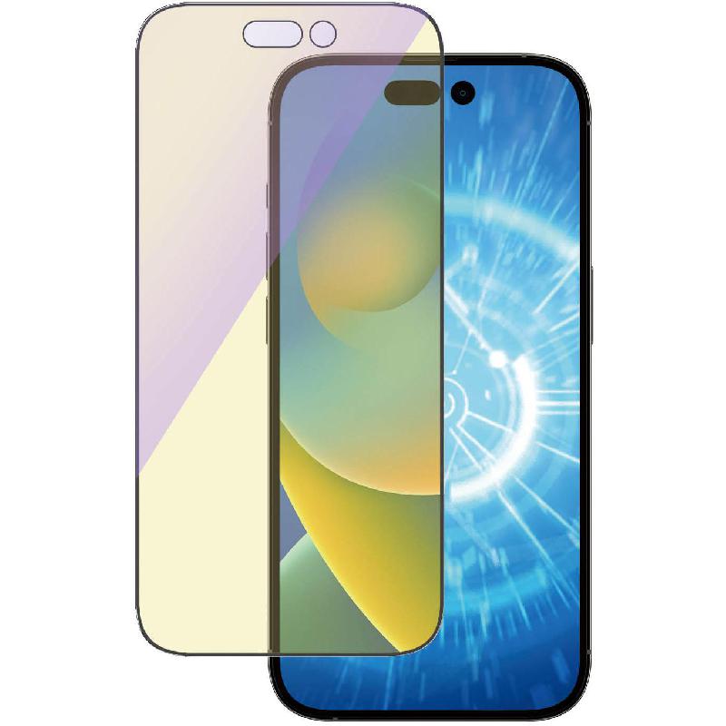 PanzerGlass Ultra-Wide Fit Smartphone Screen Protector, Tempered Glass, Anti-bluelight, for iPhone 14 Pro — 3