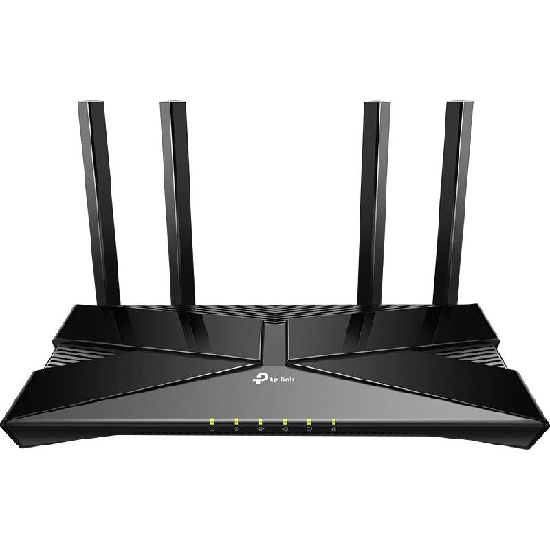 TP-Link Archer AX53 Wireless Router, Wi-Fi 6 (802.11ax), Dual Band (2.4 GHz/5 GHz), 4 Port (LAN)/Single Port (WAN), 4 Port (GbE-LAN)/Single Port (GbE-WAN), Black