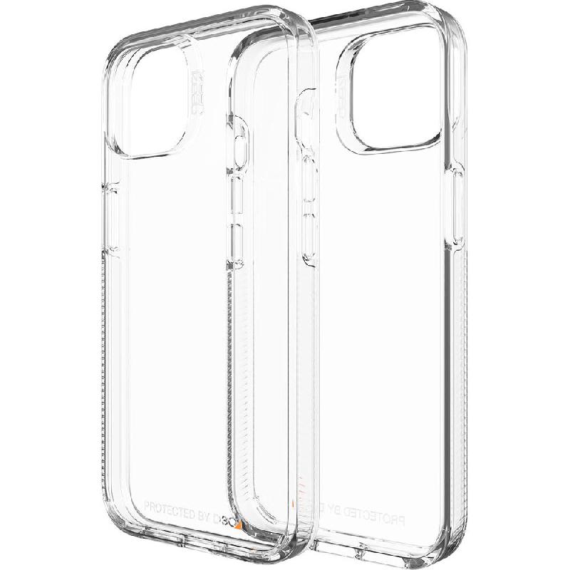 Gear4 Crystal Palace Back Cover Mobile Case, for iPhone 14, Clear