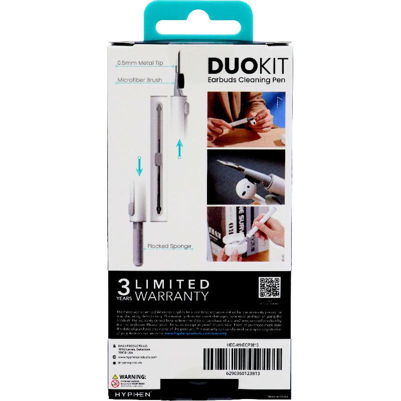 HYPHEN DUOKIT Earbuds Cleaning Kit, White — 2