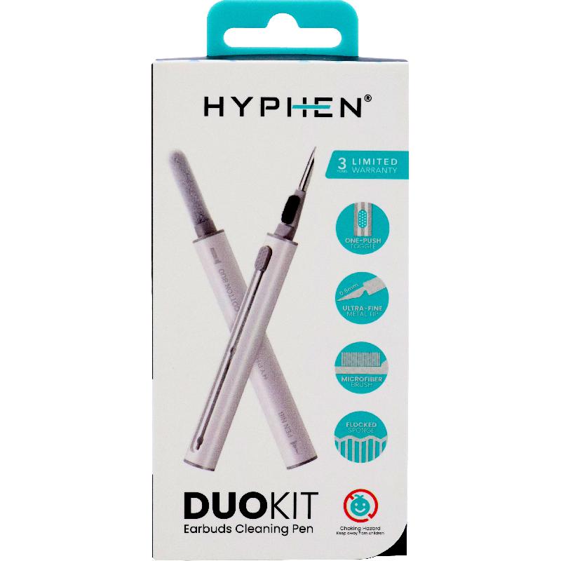 HYPHEN DUOKIT Earbuds Cleaning Kit, White