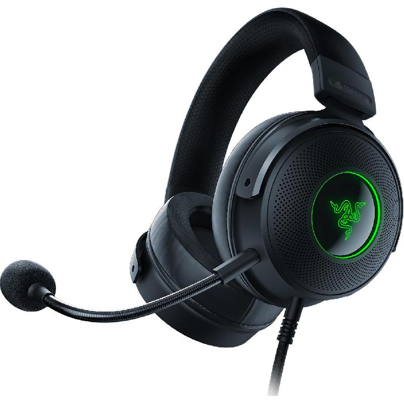 Razer Kraken V3 Gaming Headset, Wired, USB, Detachable Microphone, Black