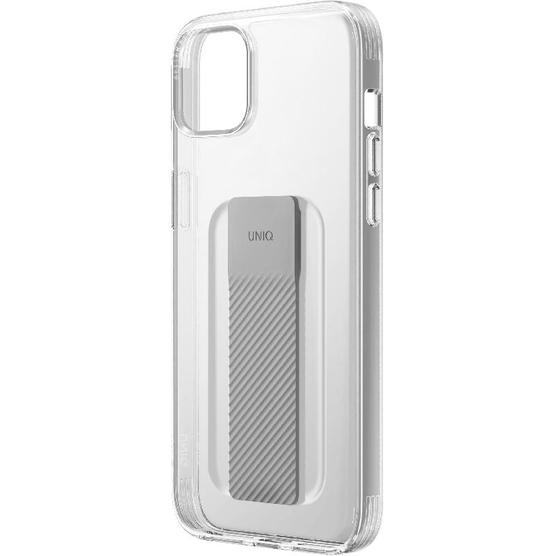 Uniq Heldro Mount Back Cover Mobile Case, for iPhone 14, Lucent