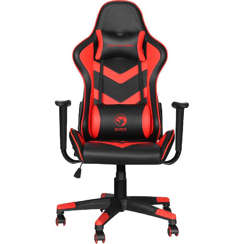 MARVO Scorpion CH-106 Advanced Gaming Chair, Black/Red