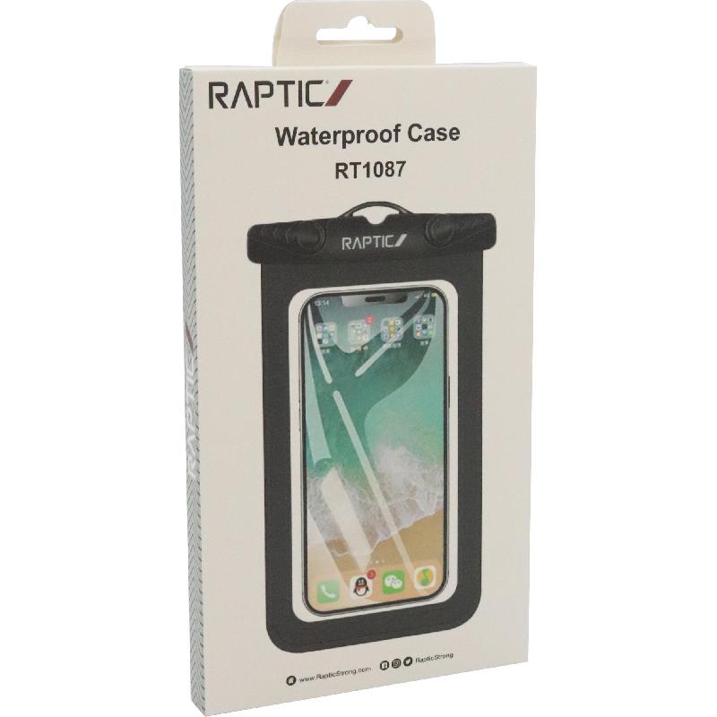 RT1087 Waterproof Case, Universal, for Devices up to 6.9 Inch, Black