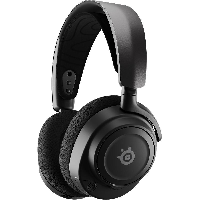 SteelSeries Arctis Nova 7 Gaming Headset, Bluetooth/Wireless, USB, Retractable Microphone, Black