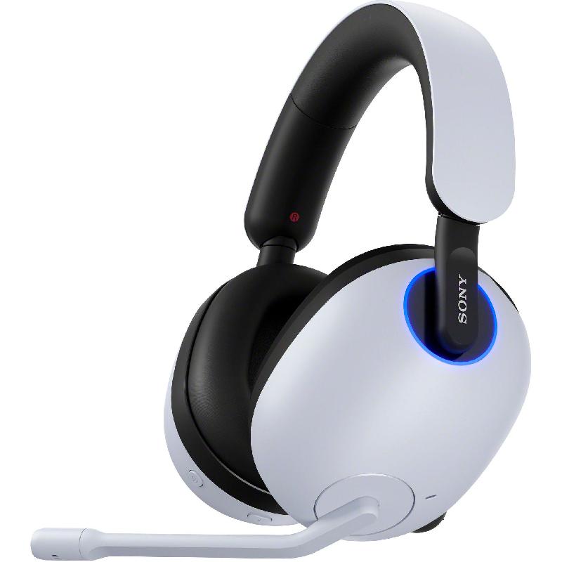 Sony INZONE H9 Gaming Headset, Active Noise Cancelling, Wireless, USB (Charging), Unidirectional Microphone, White/Black