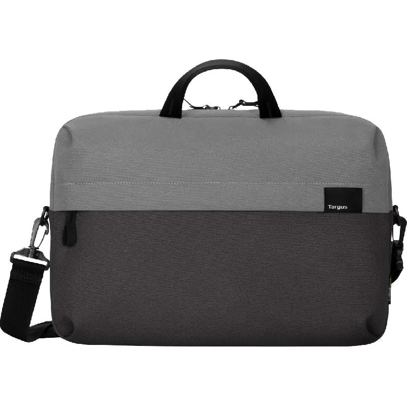 Targus Sagano EcoSmart Slipcase Laptop Messenger Bag, for 13"/13.5"/13.9"/14", Grey