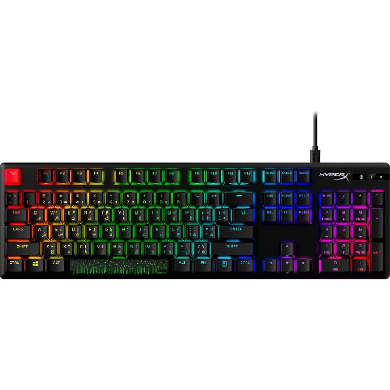 HyperX Alloy Origins RGB Mechanical Gaming Keyboard, Wired, for PC/macOS/Xbox One/Xbox Series X/Xbox Series S/PlayStation 4/PlayStation 5, Black