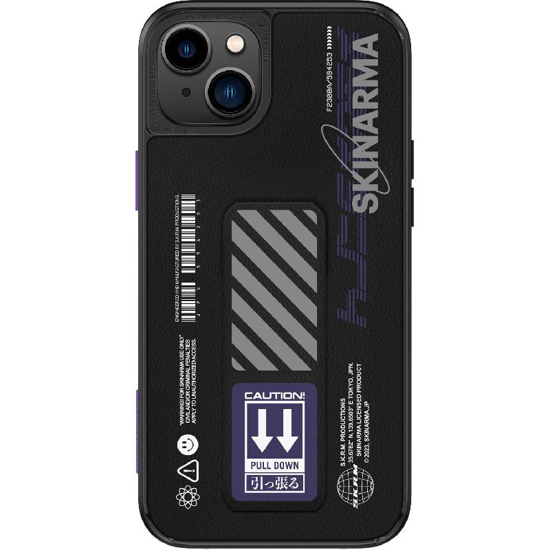 Skinarma SHINGOKI Back Cover Mobile Case with Strap, for iPhone 14, Purple