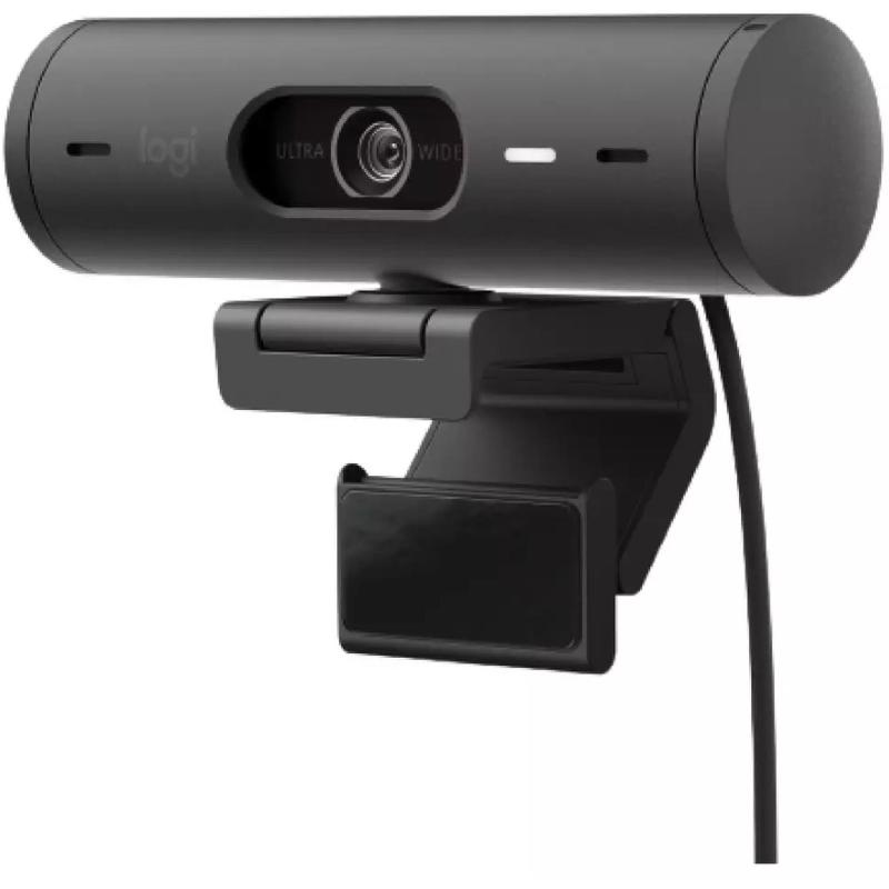 Logitech Brio 500 FHD Webcam, up to 1080p (30fps), 1920 X 1080 Pixels, Graphite