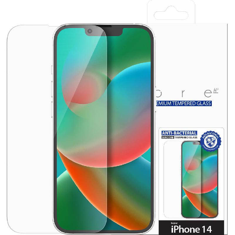 Araree Sub Core Smartphone Screen Protector, for iPhone 17e/iPhone 16e/iPhone 14, Tempered Glass