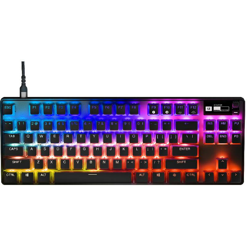 SteelSeries Apex Pro TKL 2023 US Mechanical Gaming Keyboard, Wired, for Laptop/PC Desktop Computer/CPU, Black