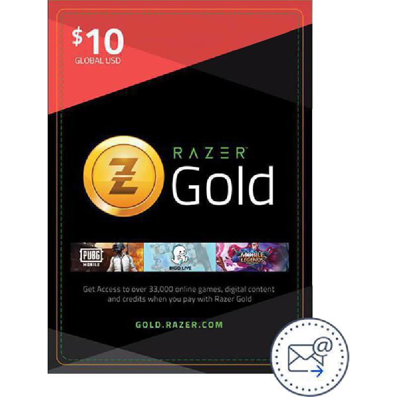 Razer Gold 10$ E-Voucher (Delivery by eMail), Digital Code (KSA)
