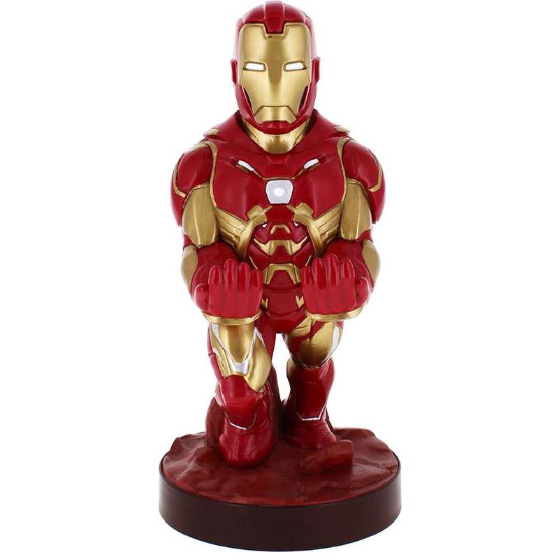 Cable Guys Gamerverse Iron Man, Phone and Controller Holder, Red