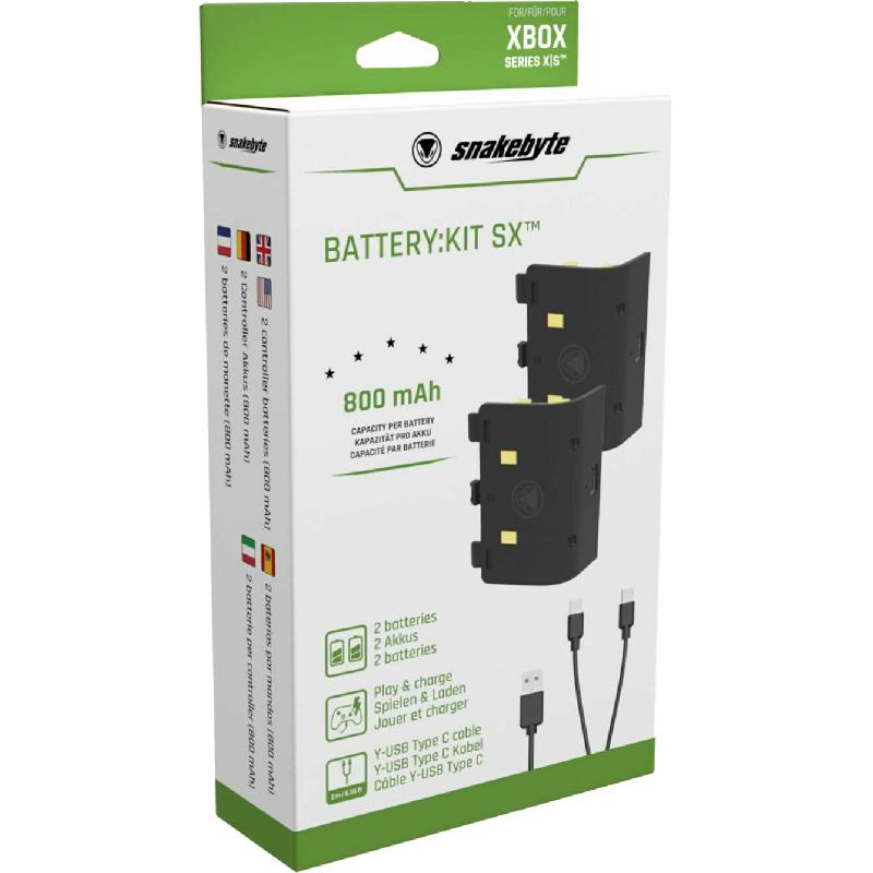 Snakebyte Battery:Kit SX Rechargeable Pack Gaming Accessory Battery, for Xbox Series X/Xbox Series S