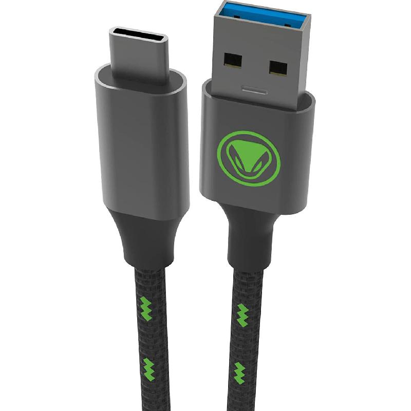 Snakebyte Charge & Data:Cable SX USB 3.2 (Gen 2) to USB-C Sync & Charge Cable, 2.00 m ( 6.56 ft ), Black