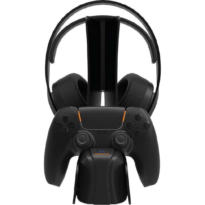 Snakebyte Dual Charge Adapter & Stand, for PlayStation 5, Black