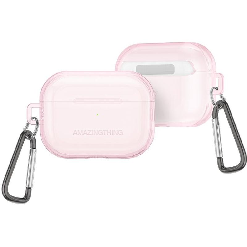 Amazing Thing MINIMAL Earbuds Case, for Apple AirPods Pro 2nd Gen, Pink