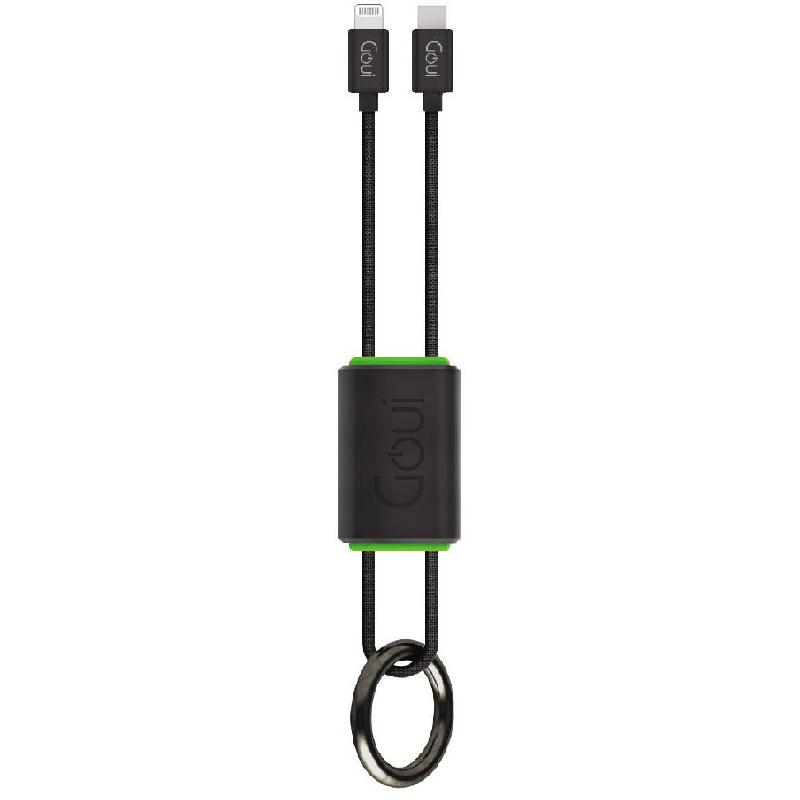 Goui LOCK USB-C to Lightning Standard Cable, Black