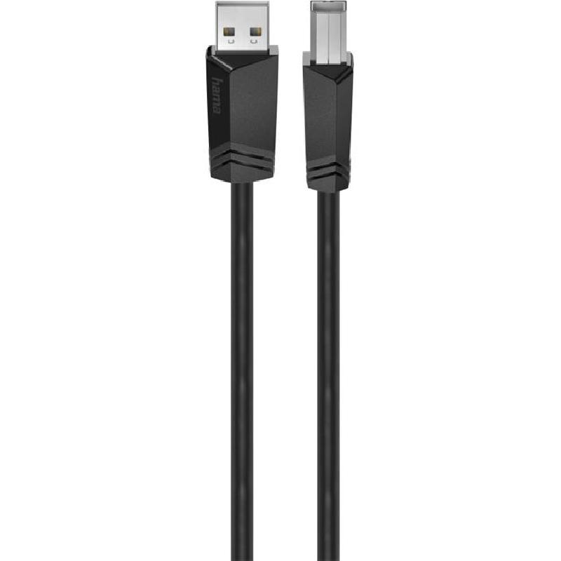 Hama USB 2.0 to Printer (Female) Standard Cable, 1.50 m ( 4.92 ft ), Black