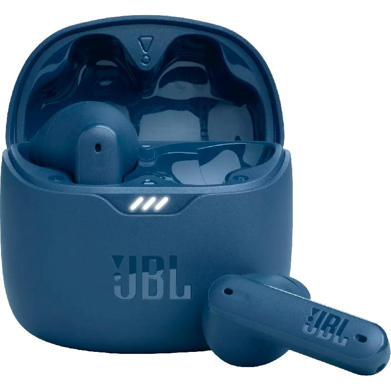 JBL Tune Flex Earbuds, Active Noise Cancelling, Bluetooth, USB (Charging), Built-in Microphone, Blue