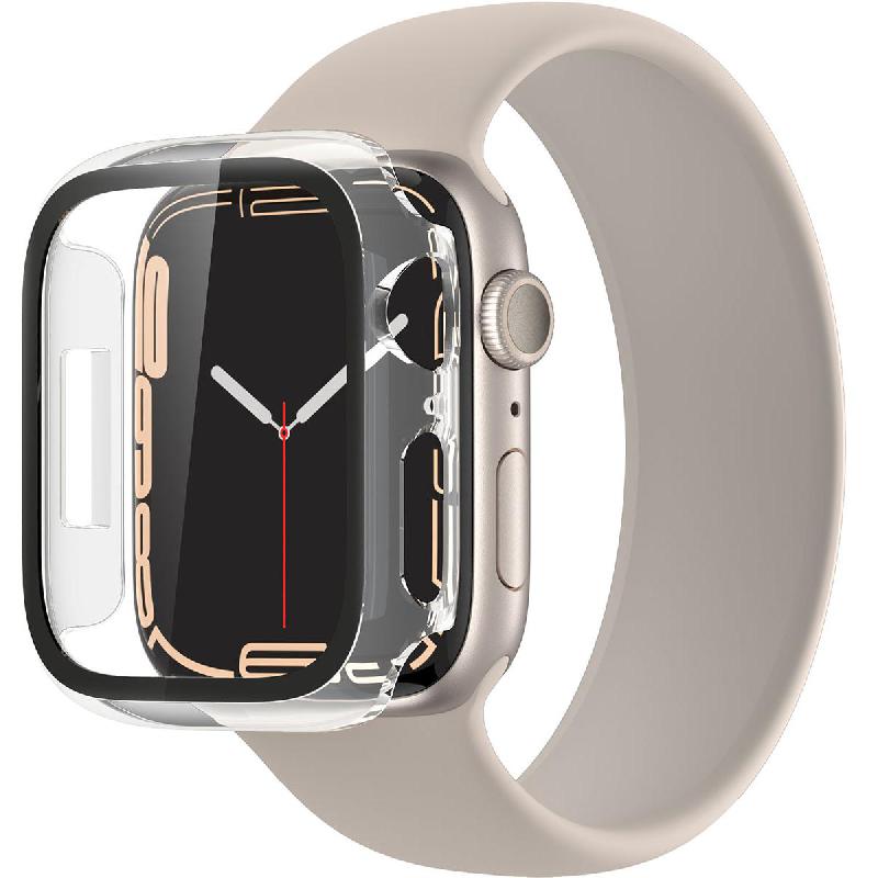 Amazing Thing Marsix Smartwatch Fit Case, for Apple Watch Series 9 41/Watch Series 8 41, Transparent