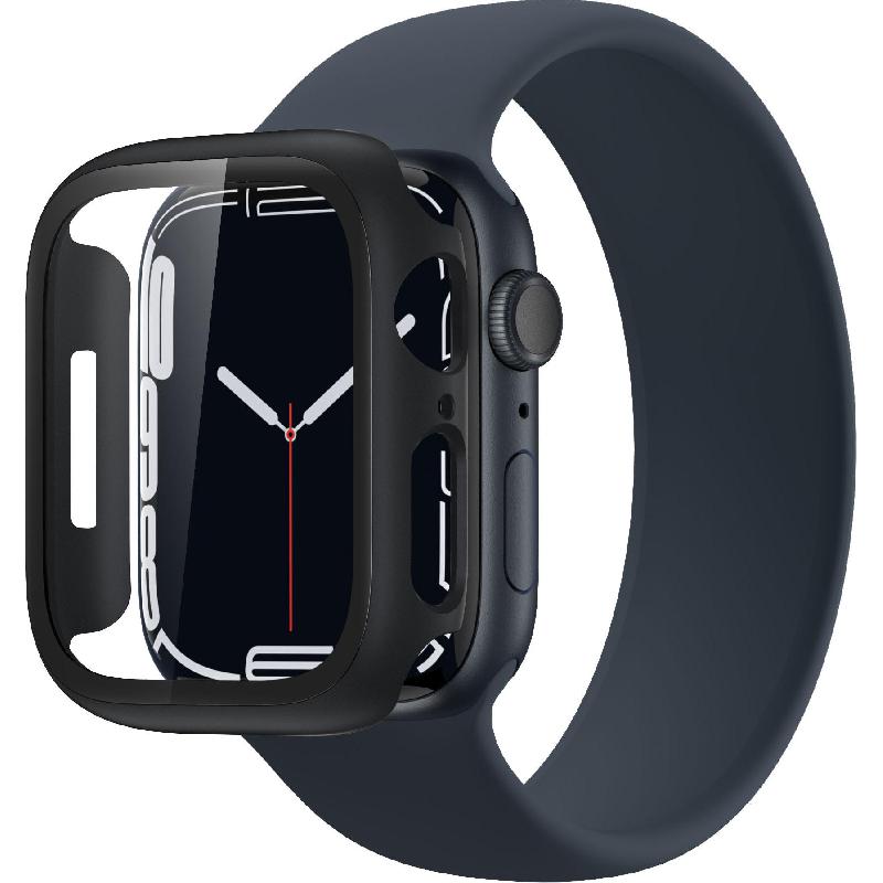 Amazing Thing Marsix Smartwatch Fit Case, for Apple Watch Series 9 41/Watch Series 8 41, Black