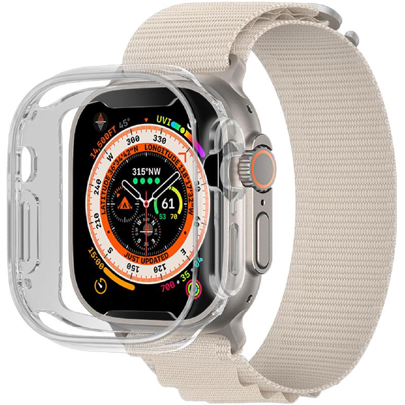 Amazing Thing MINIMAL Smartwatch Fit Case, for Apple Watch Ultra 2/Watch Ultra, Clear
