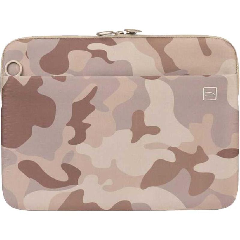 TUCANO TOP MacBook Sleeve, for 13" Screen Size, Beige Camouflage