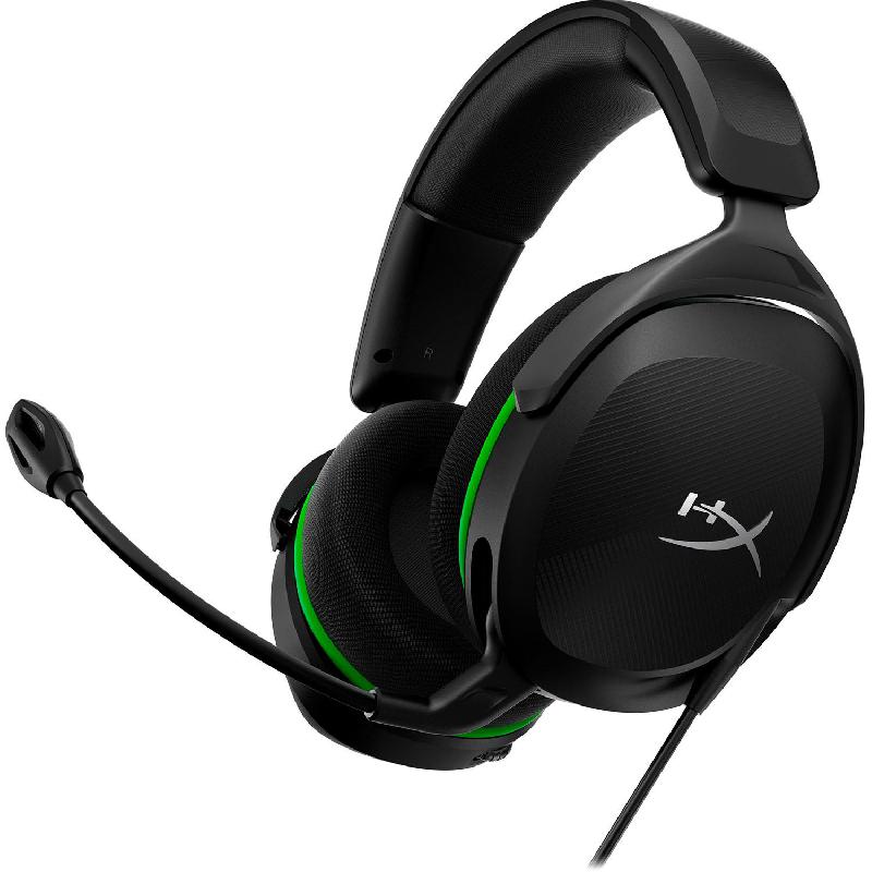 HyperX Cloud Stinger 2 Core Xbox Gaming Headset, Noise Cancelling Microphone, Wired, 3.5 mm Connector, Rotating Microphone, Black/Green