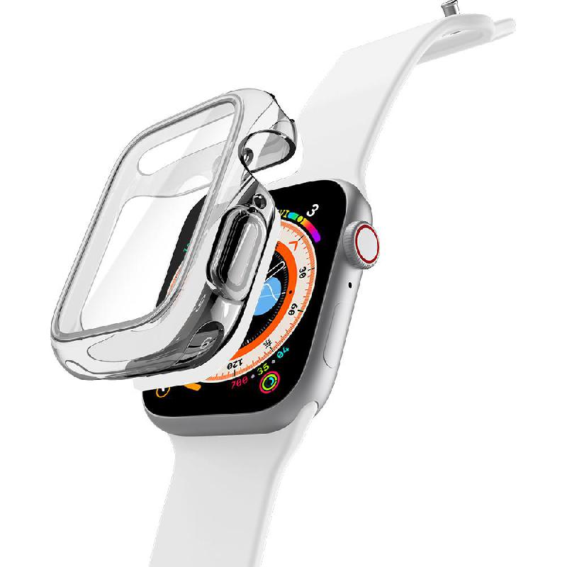 Raptic Raptic 360x Smartwatch Fit Case, for Apple Watch Ultra 2/Watch Ultra, Clear