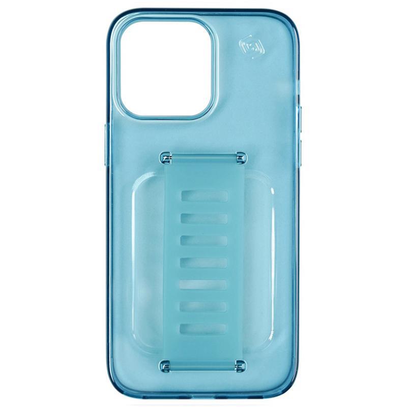 Grip2u Slim Back Cover Mobile Case with Strap, for iPhone 14 Pro, Blue (Navy)