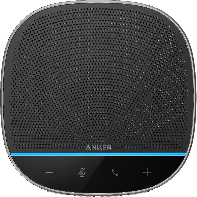Anker PowerConf S500 Conference Speaker, Bluetooth/Wired (Optional)/USB Dongle, Black