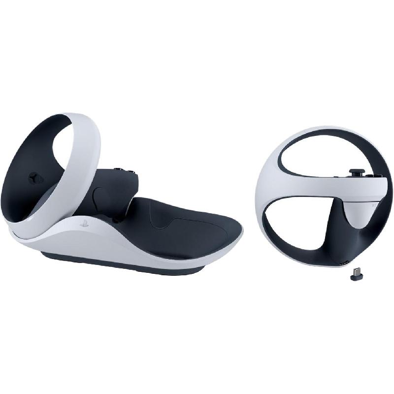 Sony PlayStation VR2 Sense Controller Charging Station Gaming Device Charger, for PlayStation VR2, White/Black