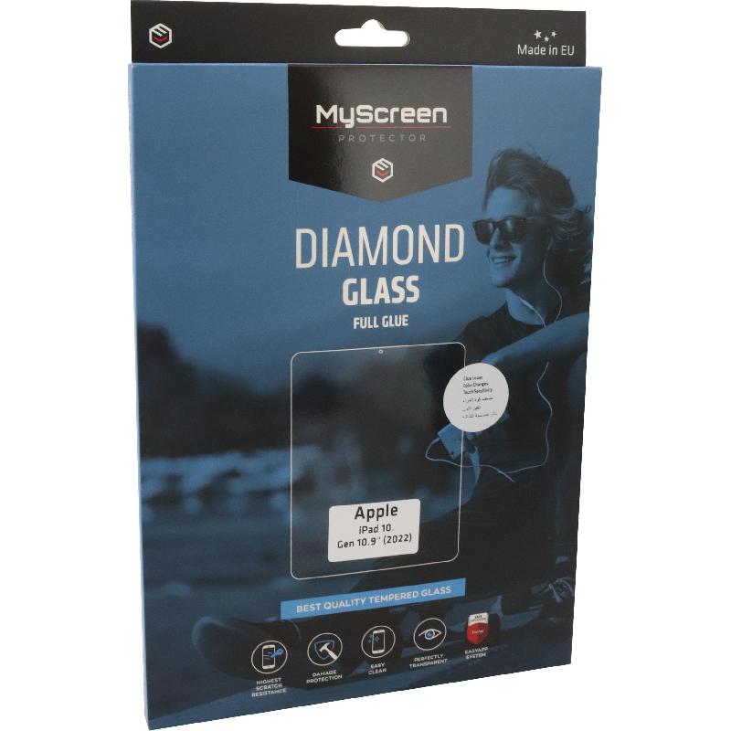 MyScreenPROTECTOR DIAMOND GLASS iPad Screen Protector, Tempered Glass, for iPad A16/iPad 10.9 10th Gen