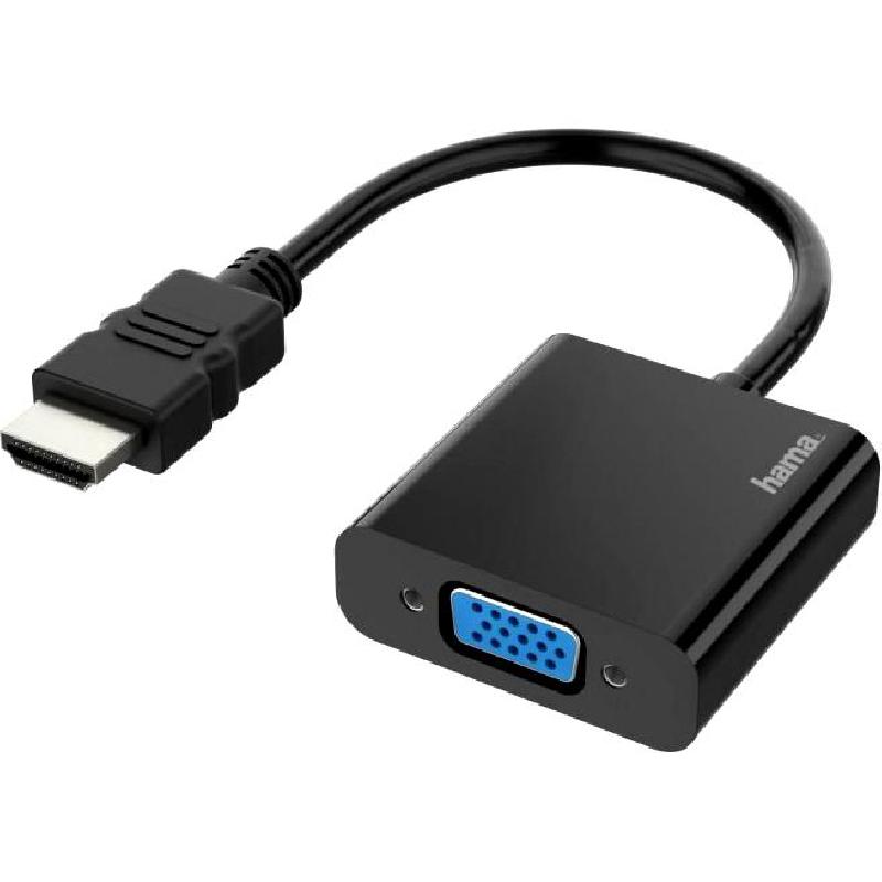 Hama HDMI to VGA with 3.5mm Audio Port AV Adapter