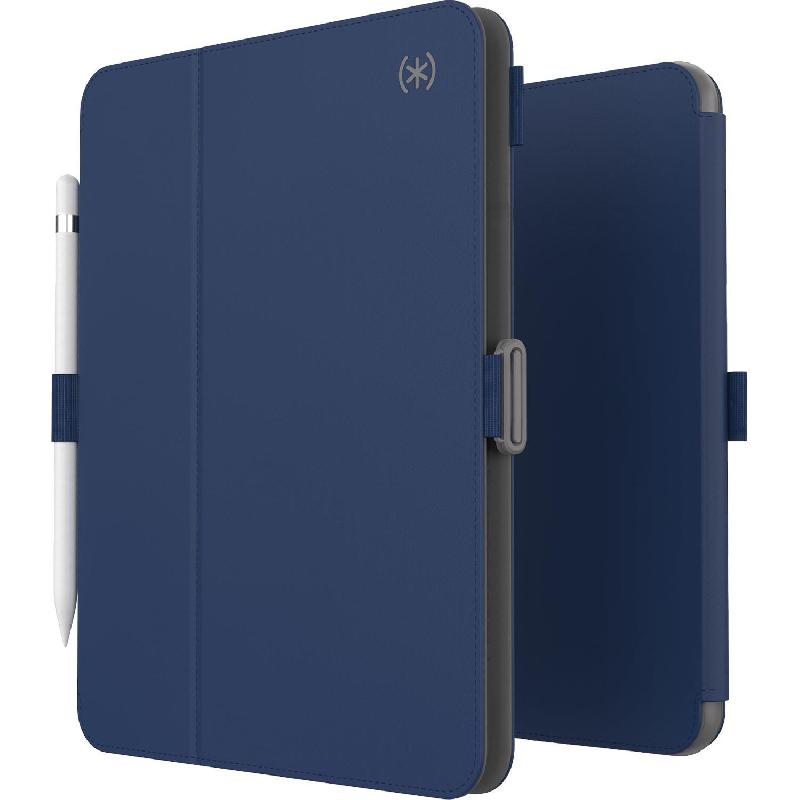Speck Balance Folio Flip Cover Tablet Case, for iPad 10.9 10th Gen, Arcadia Navy/Moody Grey