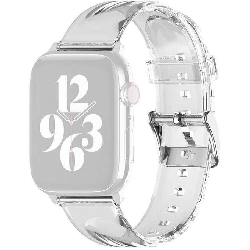 Elago Clear Wrist Strap, for Apple Watch Series 10 42/Watch Series 9 41/Watch SE 40, TPU, Clear