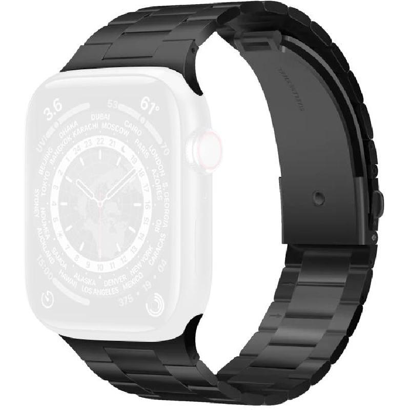 Elago Metal Wrist Strap, for Apple Watch Series 10 42/Watch Series 9 41/Watch SE 40, Stainless Steel, Black