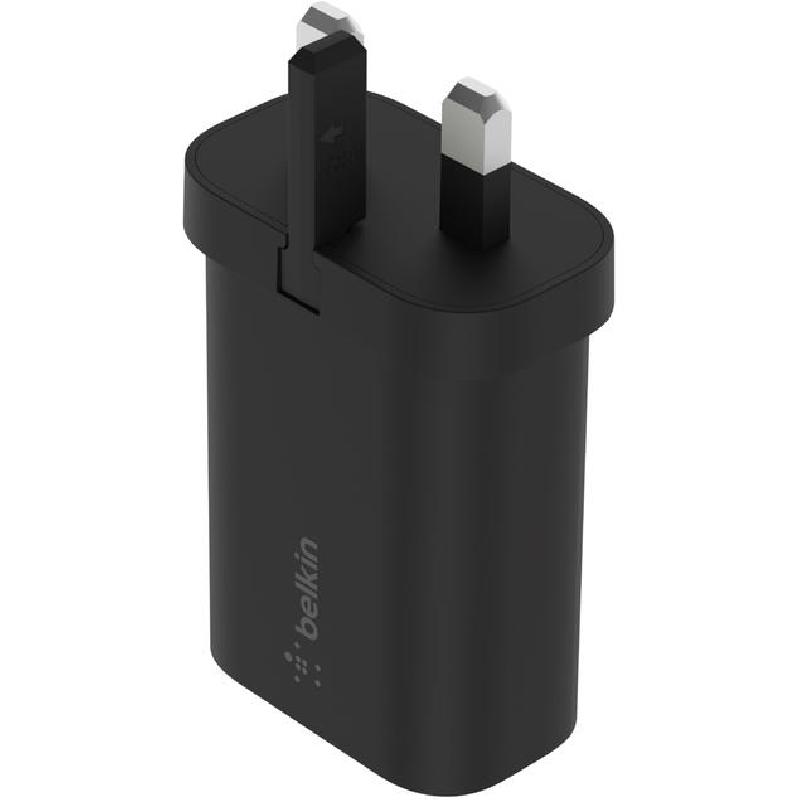 Belkin BoostCharge USB-C PD 3.0 PPS Wall Charger 25W, USB PD (Power Delivery), 25 Watts, Single USB-C, Black