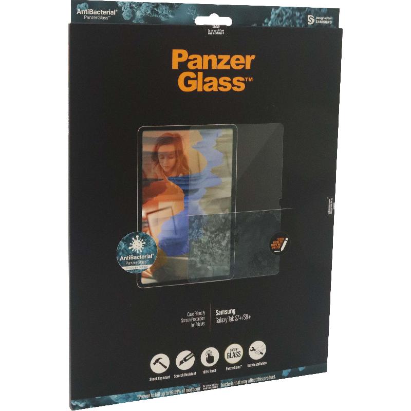 PanzerGlass Tablet Screen Protector, Clear, for Samsung Galaxy Tab S9+/Galaxy Tab S8+