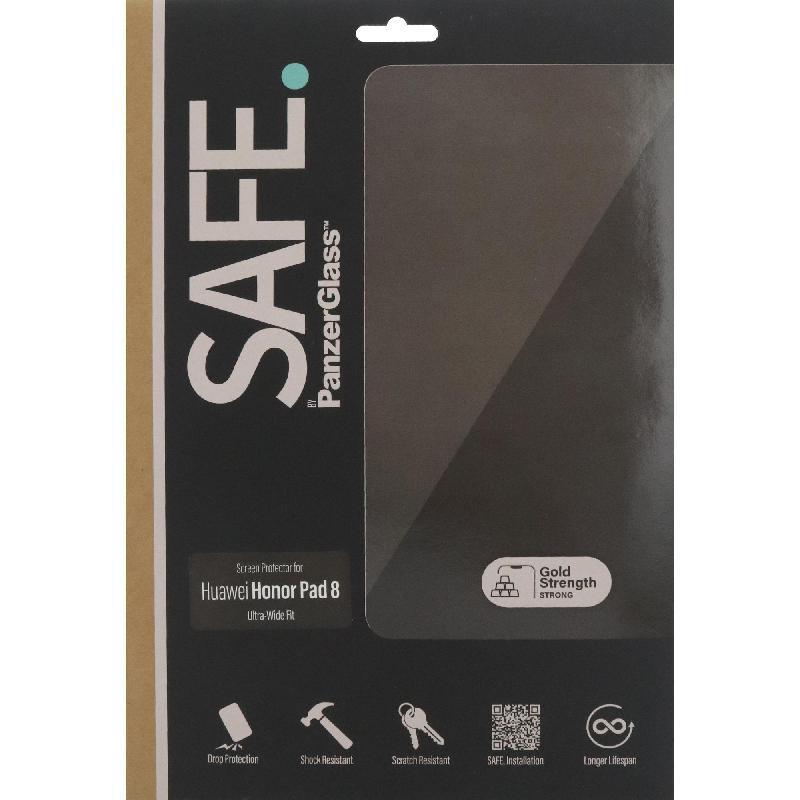 PanzerGlass SAFE Tablet Screen Protector, Super+ Glass, Standard Fit, for Honor Pad 8