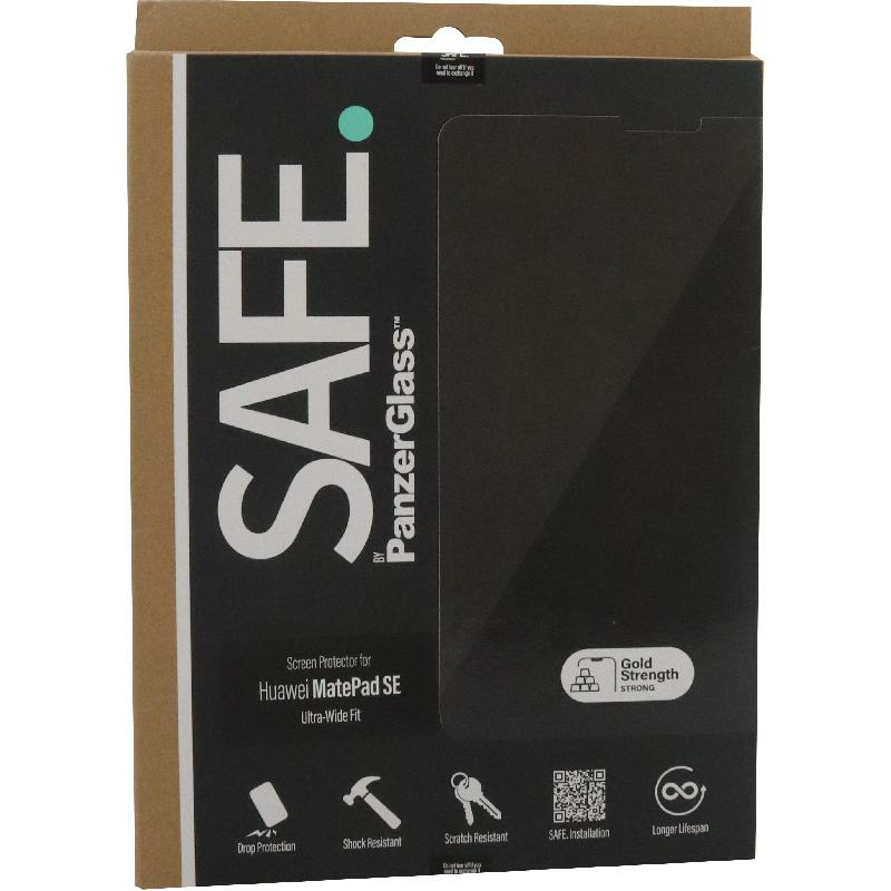 PanzerGlass SAFE Tablet Screen Protector, Super+ Glass, Standard Fit, for Huawei MatePad SE