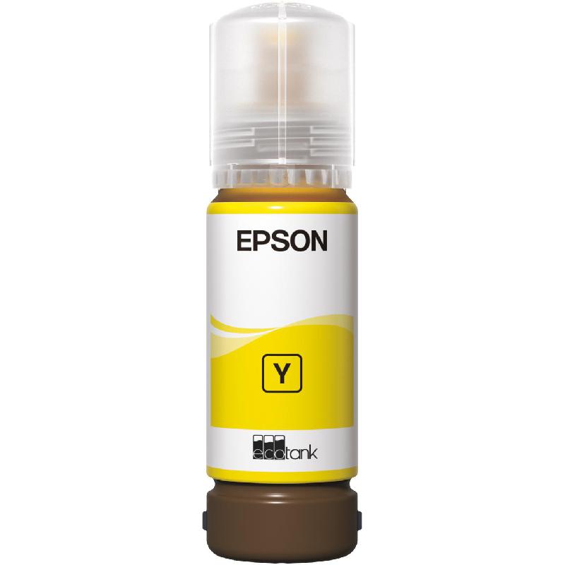 Epson 108 EcoTank Ink Bottle, Yellow, 70.00 ml ( 2.46 oz )