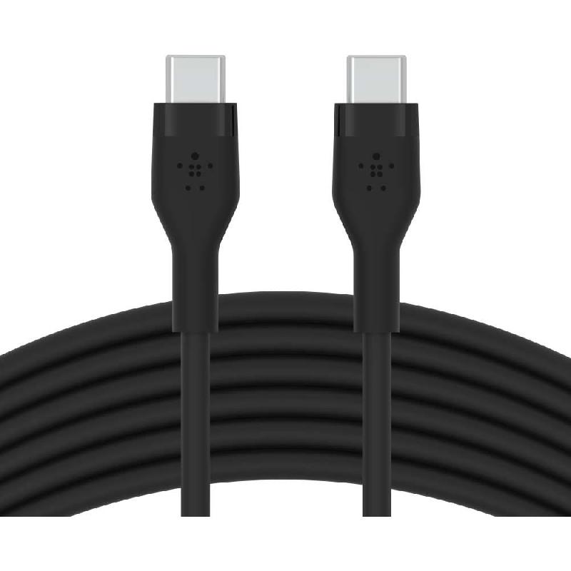 Belkin BoostCharge Flex USB-C to USB-C Sync & Charge Cable, 3.00 m ( 9.84 ft ), Black